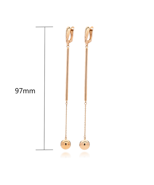 Золотые серьги