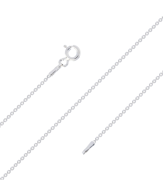 Sudraba ķēdīte "Anchor" 0.8mm - Goldinga