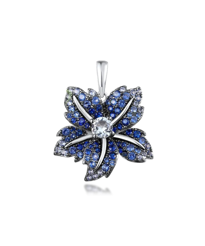 Sudraba kulons ar spineļiem un cirkoniem - Goldinga