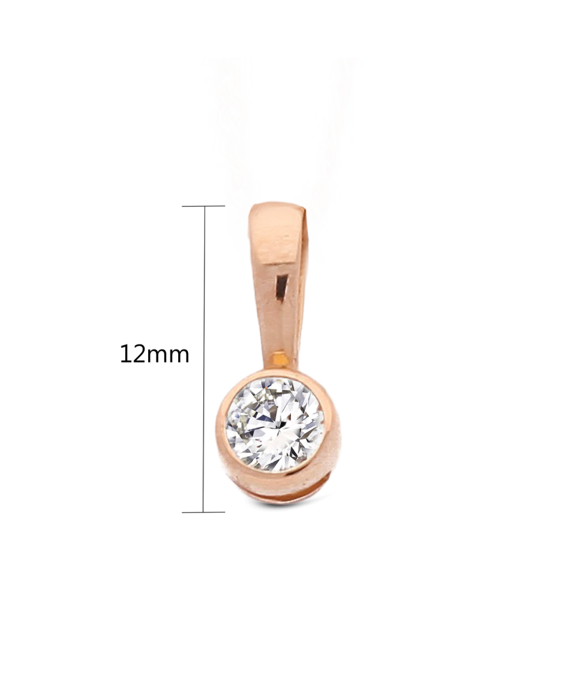 Zelta piekariņš ar cirkoniju - Goldinga