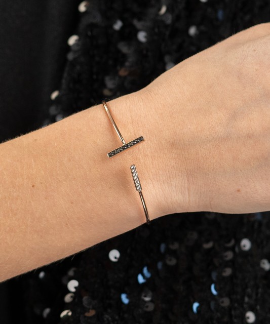 Золотой браслет с сапфирами