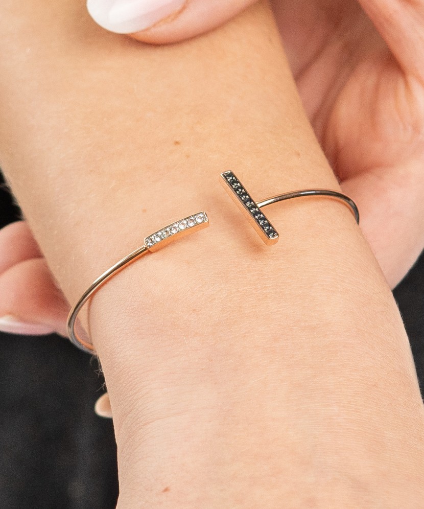 Золотой браслет с сапфирами