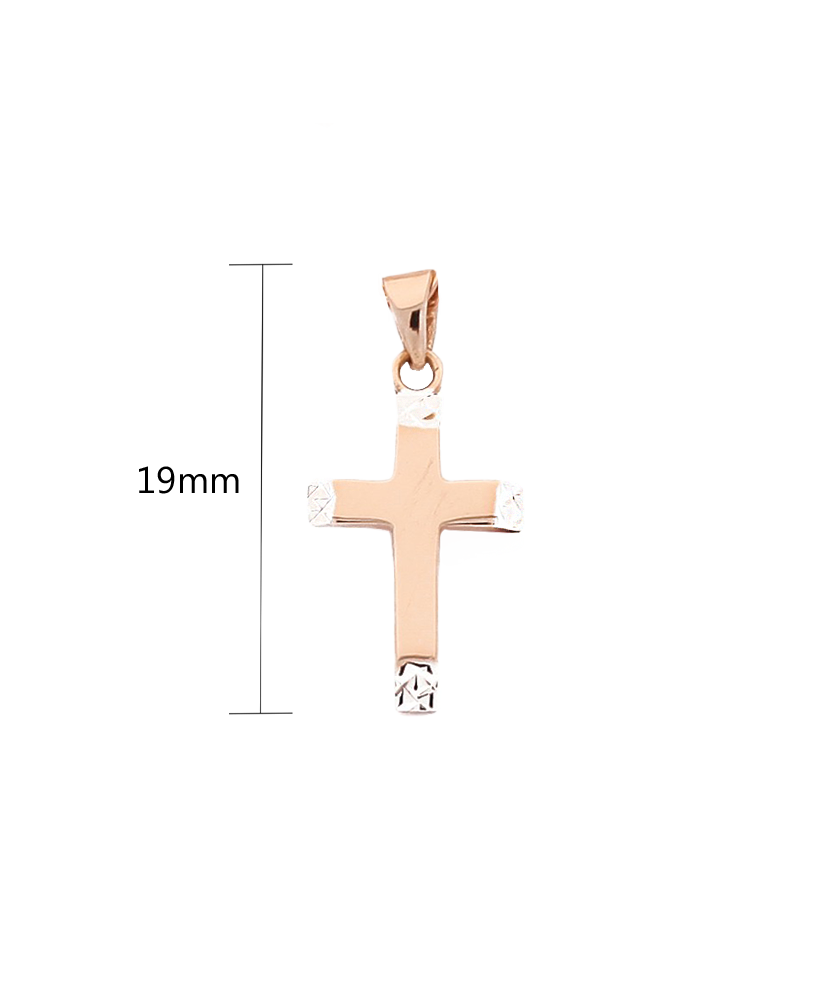 Золотой подвеска "Крестик"