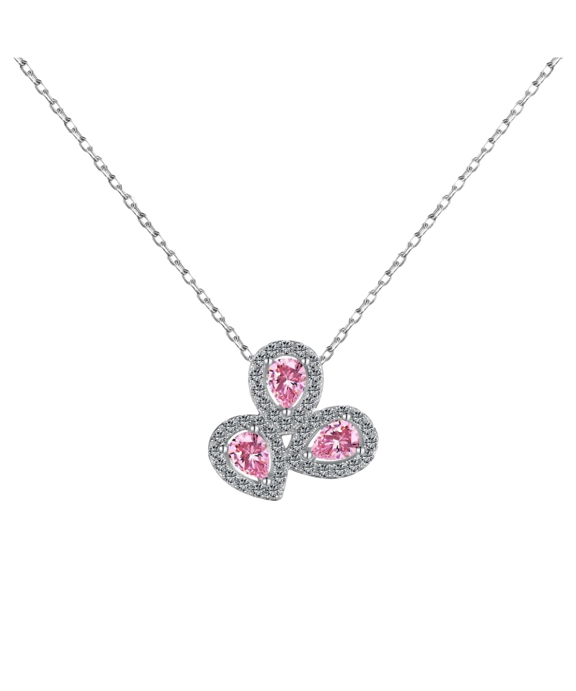 Sudraba ķēdīte ar cirkonija piekariņu - Goldinga