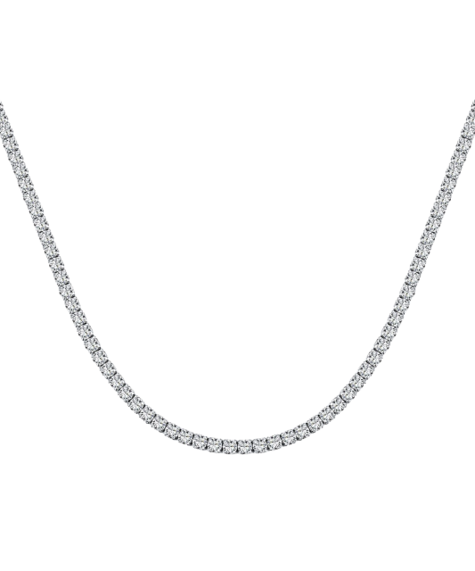 Sudraba ķēdīte ar cirkonijiem