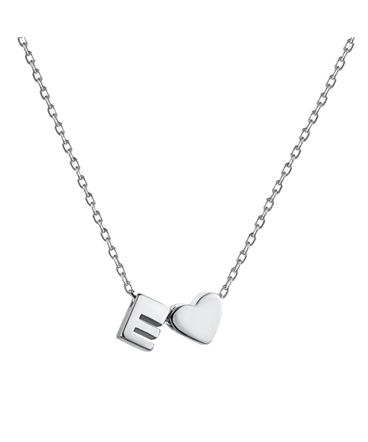 Sudraba Ķēdīte Ar Piekariņu E Burts