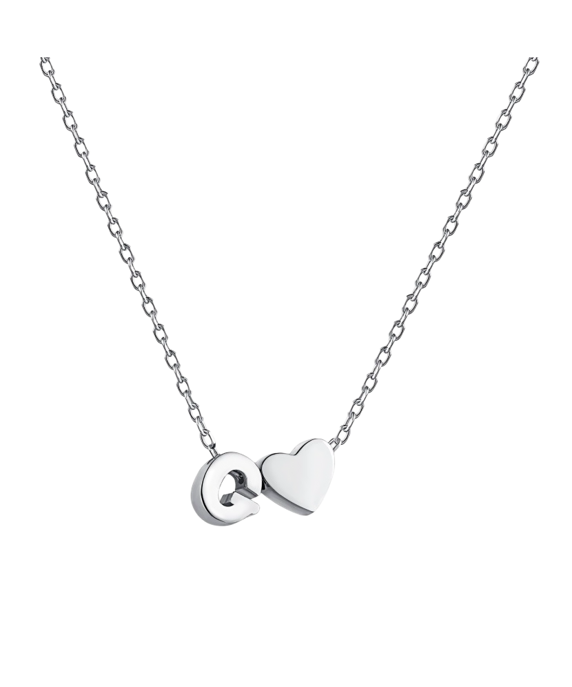 Sudraba ķēdīte ar piekariņu G burts