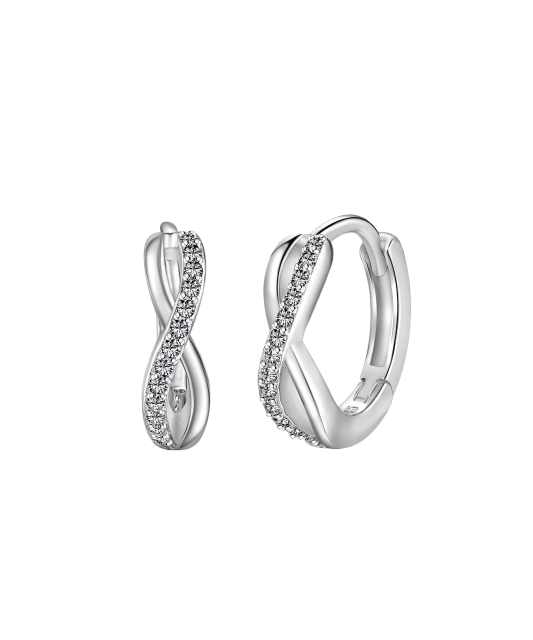 Sudraba auskari ar cirkonijiem - Goldinga