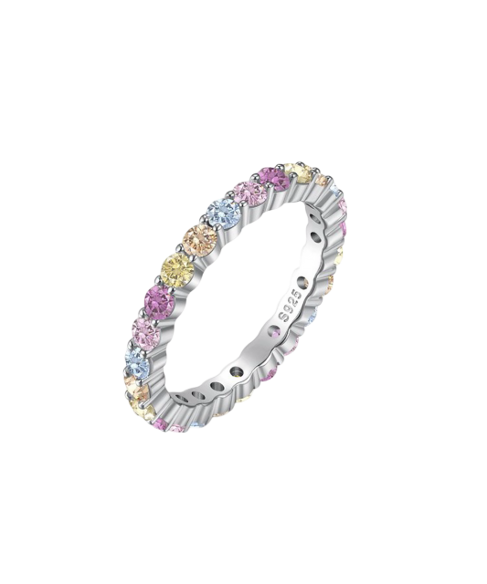 Sudraba gredzens ar cirkonijiem - Goldinga