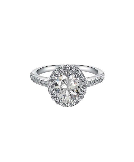 Sudraba gredzens ar cirkonijiem