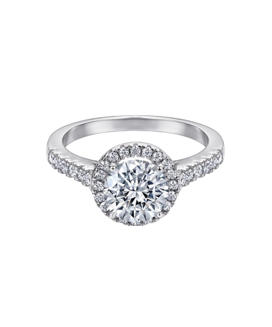 Sudraba gredzens ar cirkonijiem