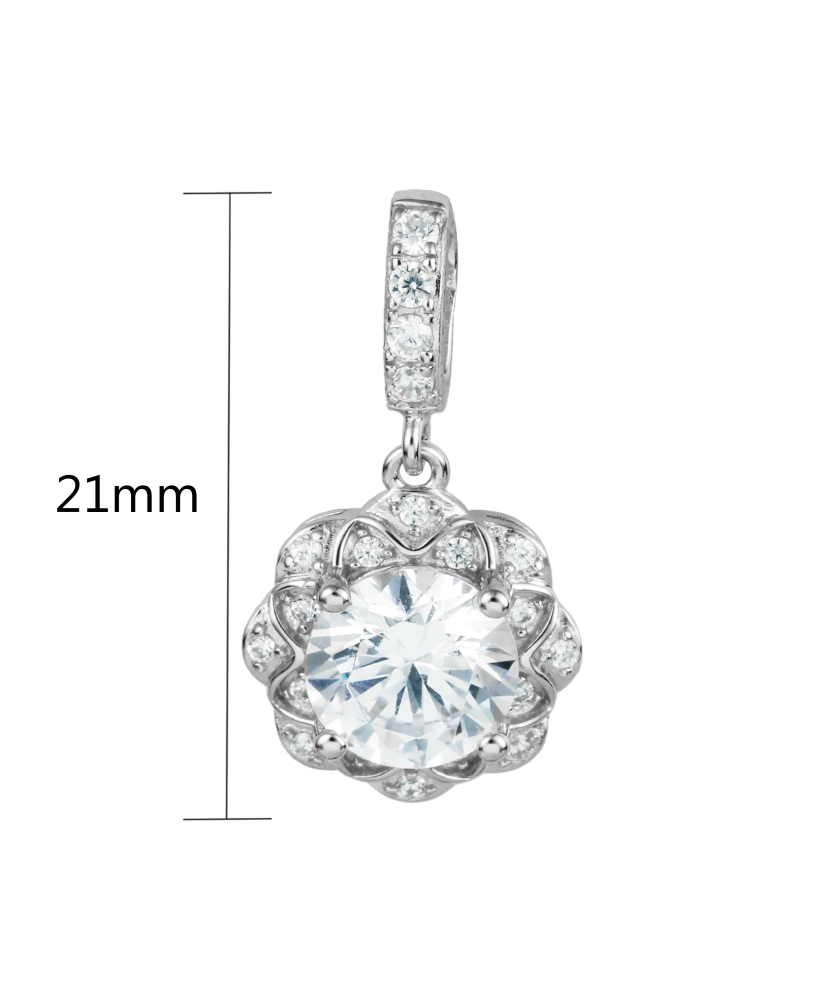 Sudraba piekariņš ar cirkonijiem - Goldinga