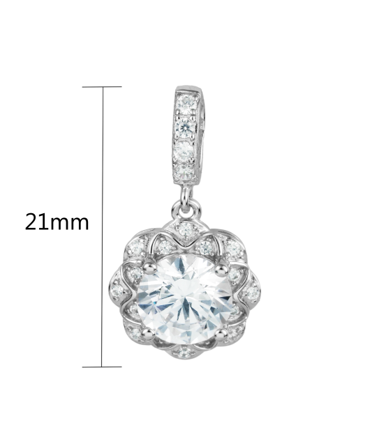 Sudraba piekariņš ar cirkonijiem - Goldinga