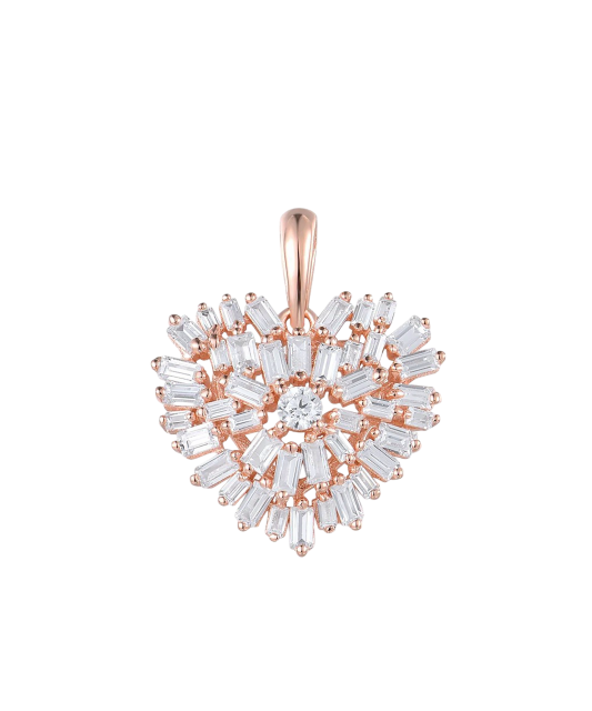 Apzeltīts sudraba kulons ar cirkonu - Goldinga