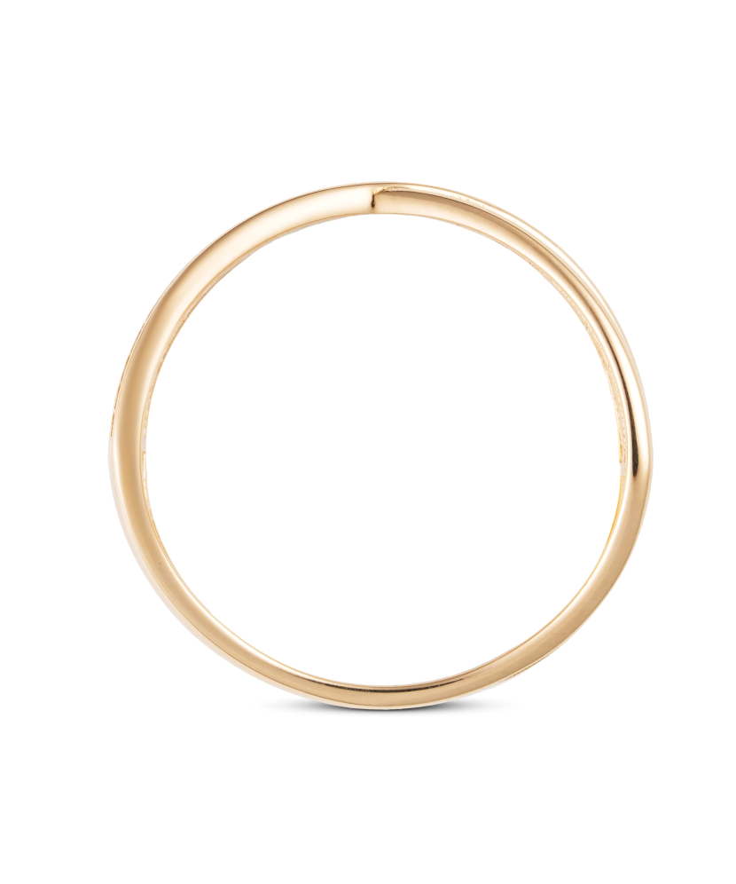 Zelta gredzens ar cirkonijiem - Goldinga