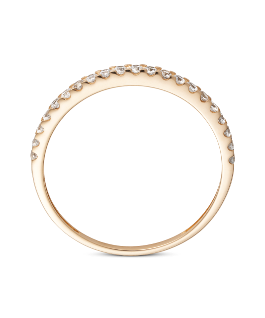 Золотое кольцо с цирконами