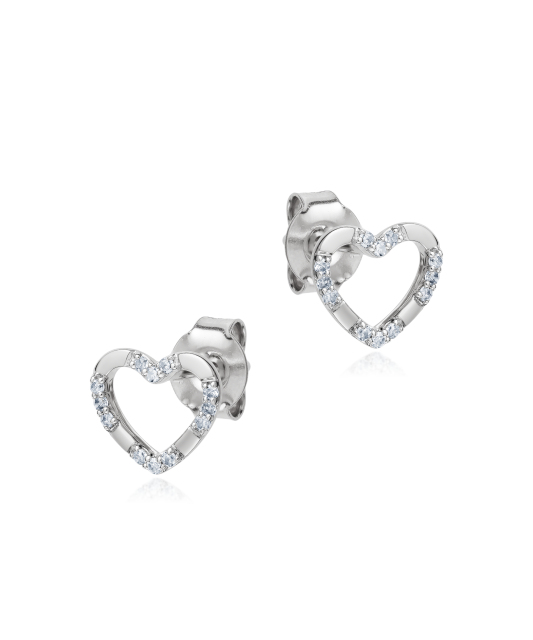 Baltā zelta auskari ar briljantiem