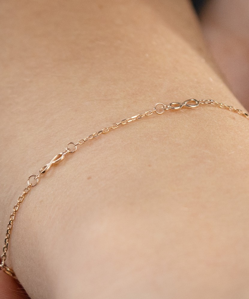 Zelta rokassprādze "Bezgalība"