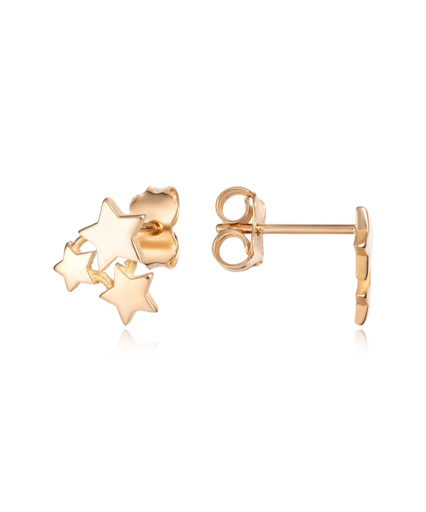 Zelta auskari "Zvaigznītes"