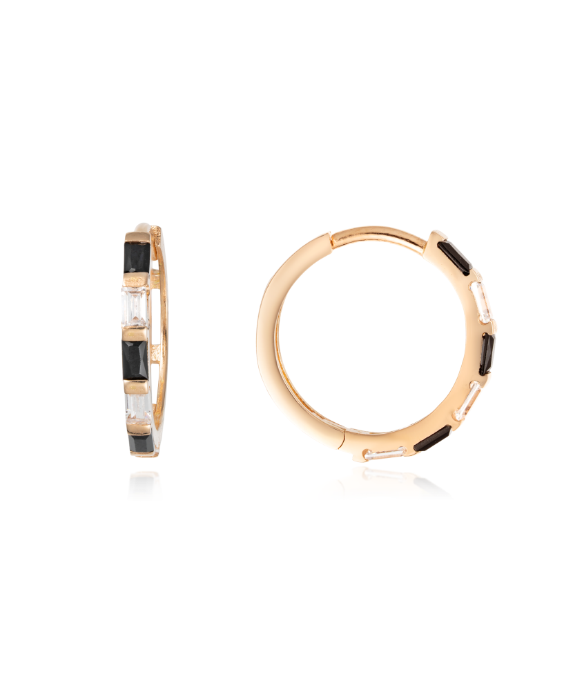 Zelta auskari ar cirkonijiem