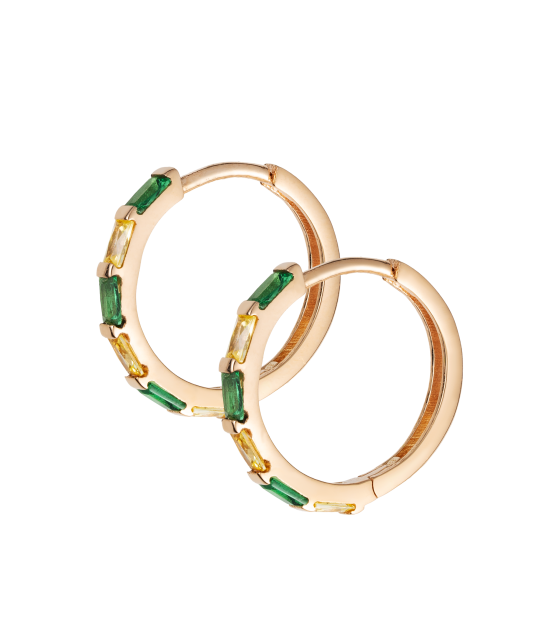 Zelta auskari ar cirkonijiem