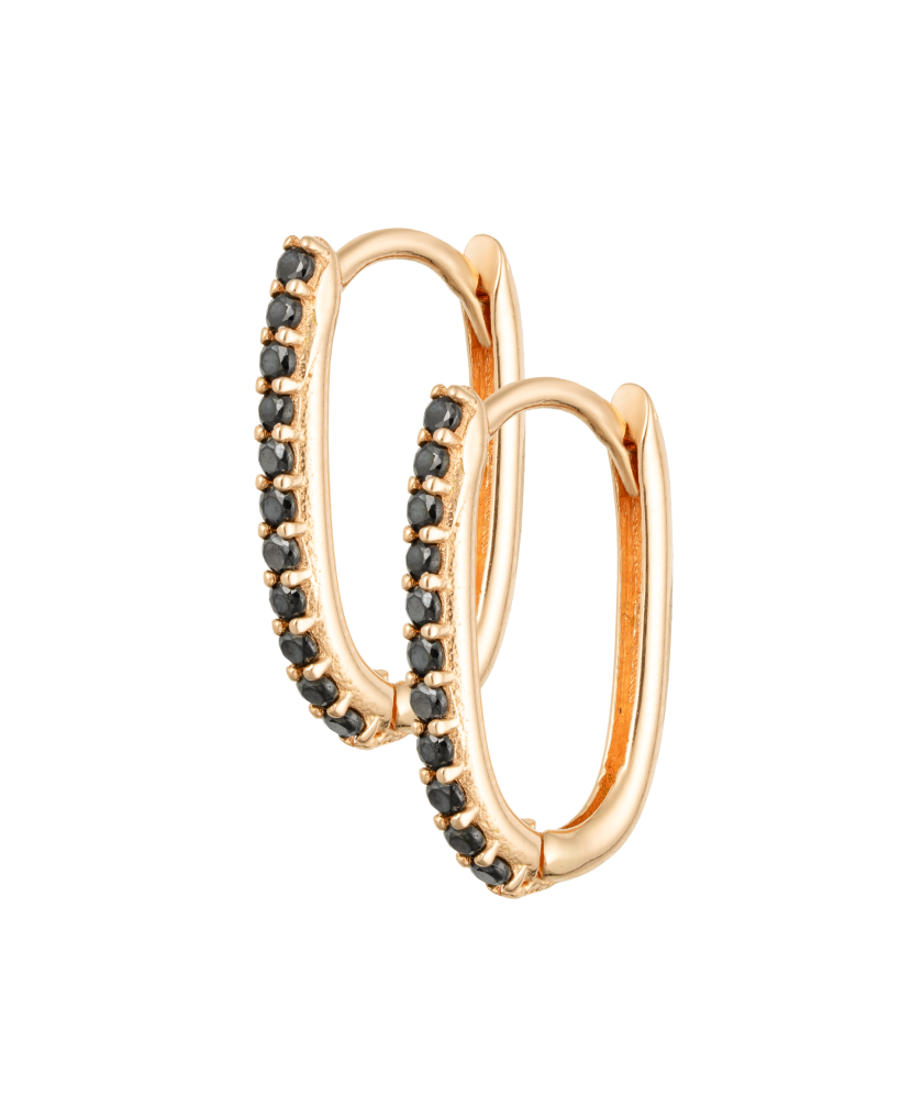 Zelta auskari ar cirkonijiem