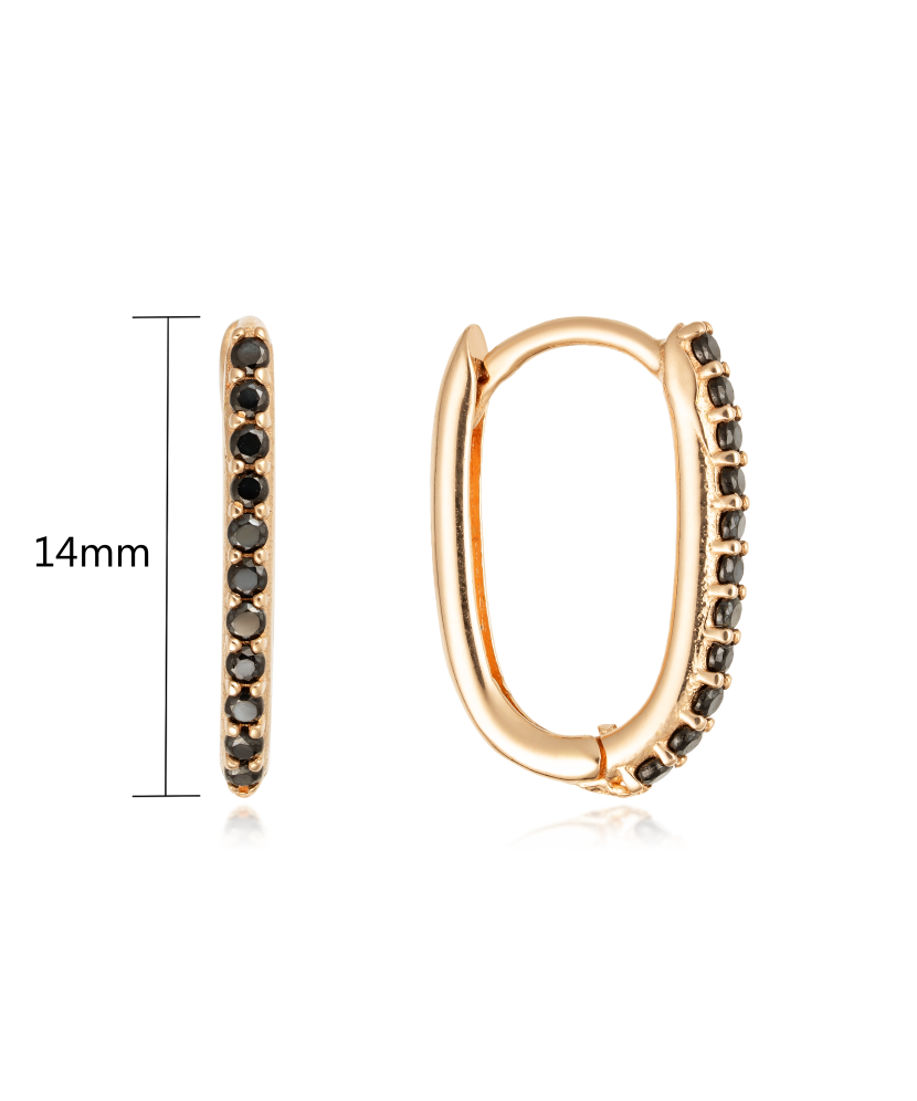 Zelta auskari ar cirkonijiem