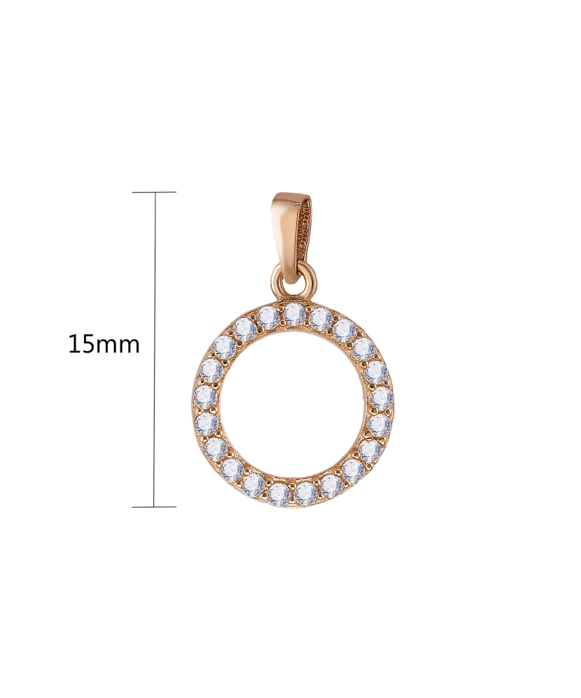 Zelta piekariņš ar cirkonijiem - Goldinga