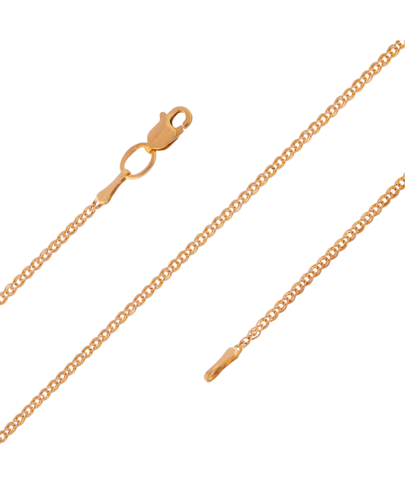 Auksinė vientisa grandinėlė "Mona Liza" 2.3mm