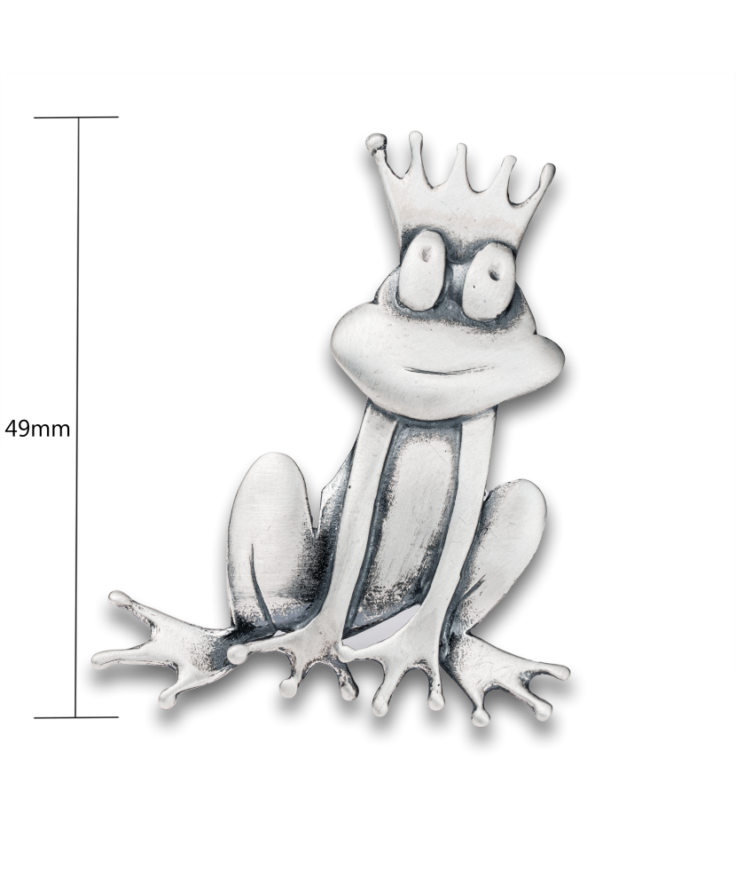 Серебряная брошь