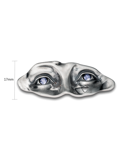 Sudraba broša ar cirkoniju - Goldinga