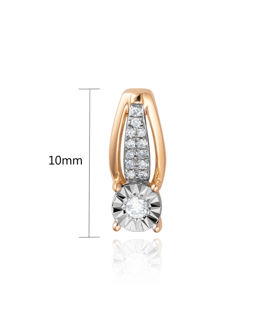 Золотой подвеска с алмазами