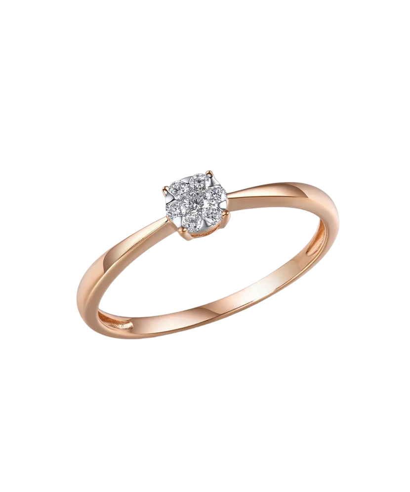 Zelta gredzens ar dimantiem - Goldinga