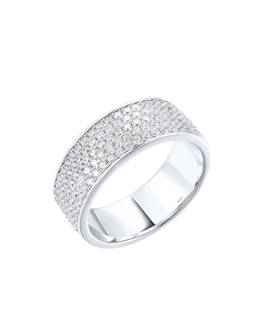 Sudraba gredzens ar cirkonijiem - Goldinga