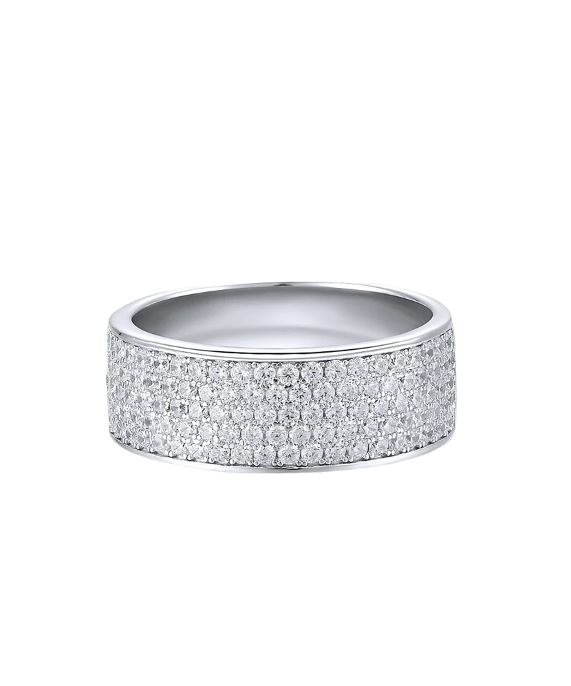 Sudraba gredzens ar cirkonijiem - Goldinga