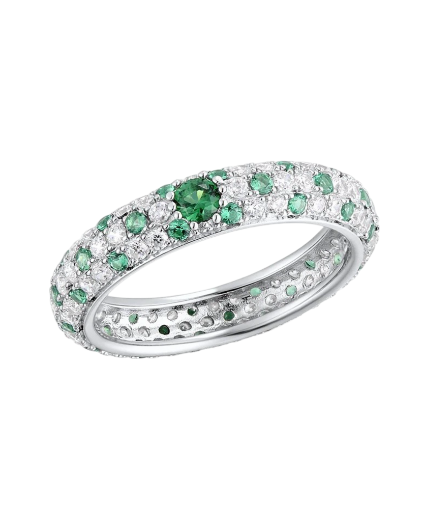 Sudraba gredzens ar cirkonijiem - Goldinga