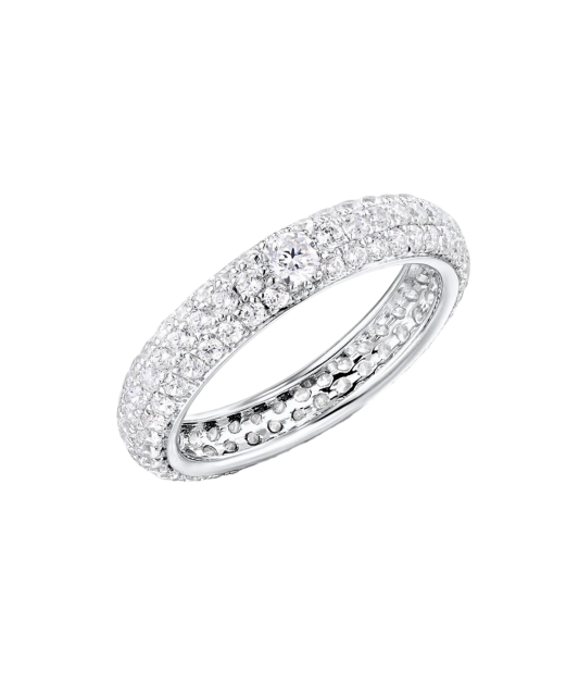 Sudraba gredzens ar cirkonijiem - Goldinga