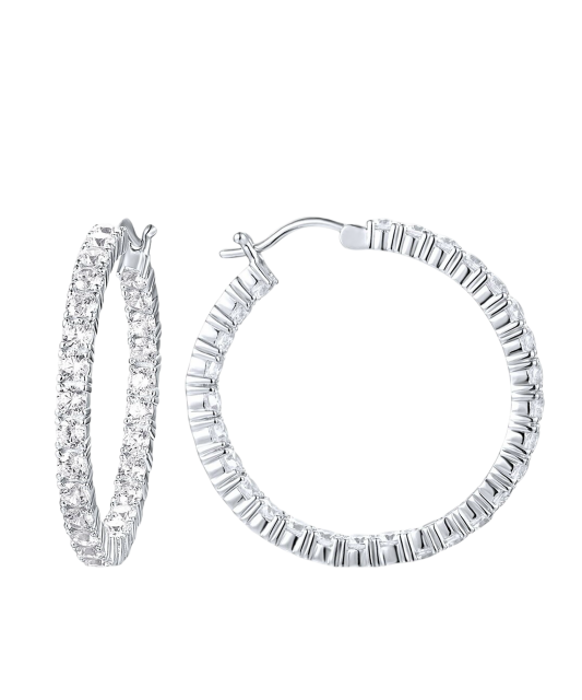 Sudraba auskari ar cirkonijiem - Goldinga