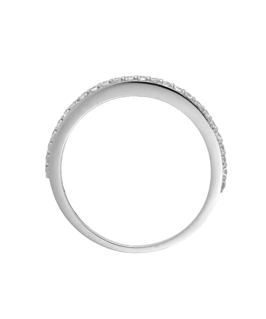 Baltā zelta gredzens ar cirkonijiem - Goldinga