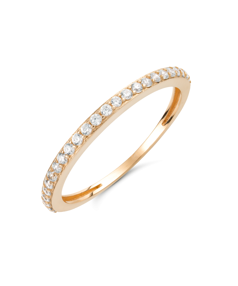 Zelta gredzens ar cirkonijiem - Goldinga