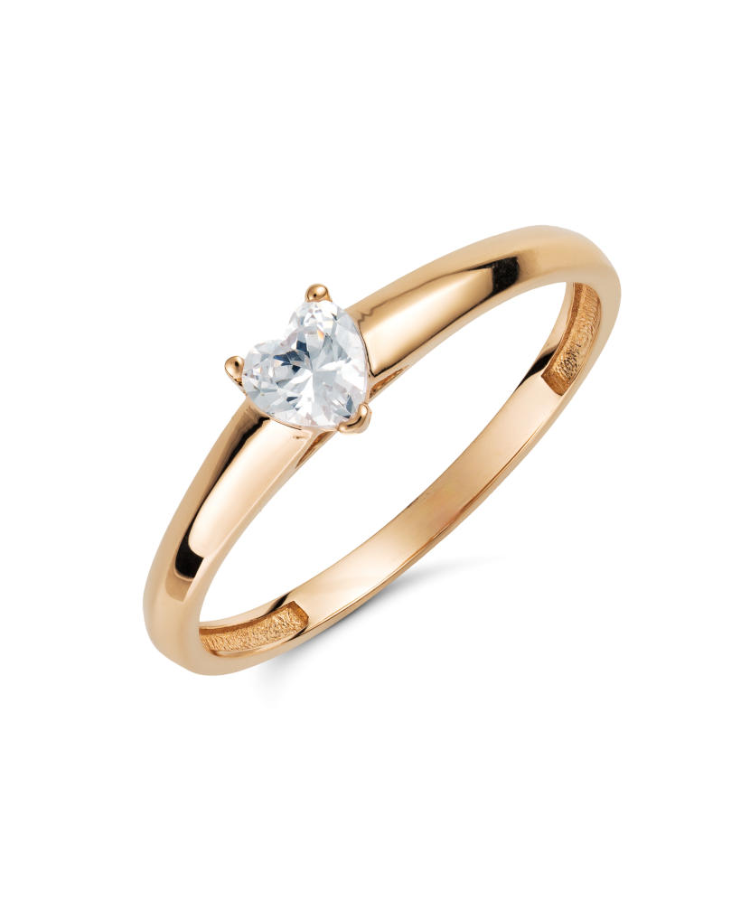 Zelta gredzens ar cirkoniju - Goldinga