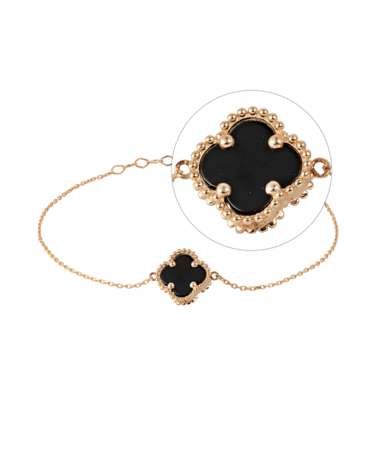 Zelta rokassprādze ar emalju