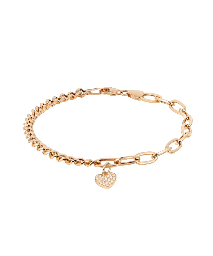 Zelta rokassprādze ar cirkonijiem