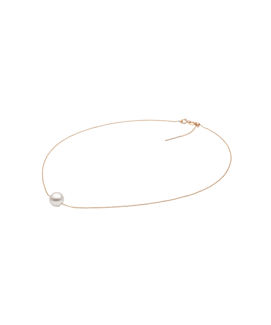 Золотая цепочка с жемчужной подвеской