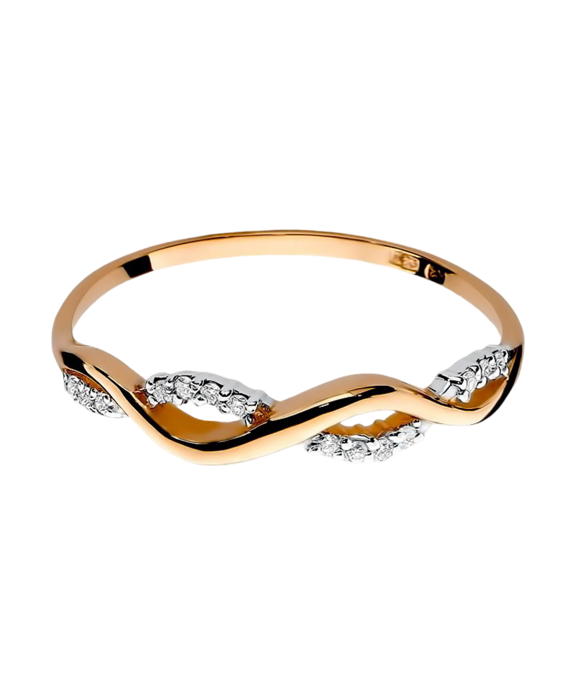 Zelta gredzens ar dimantiem - Goldinga