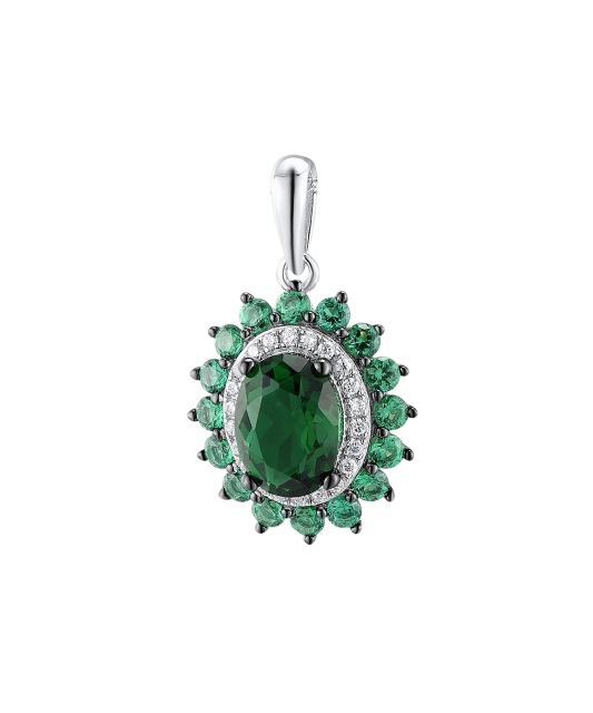 Sidabrinis pakabukas su cirkoniais - Goldinga