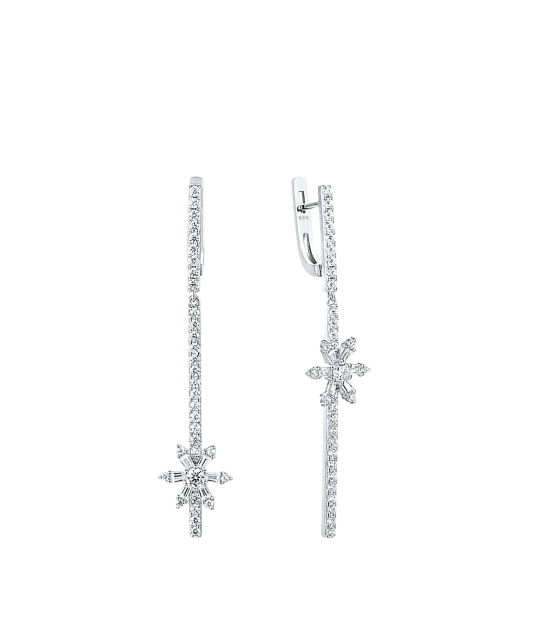 Sidabriniai auskarai su cirkoniais - Goldinga