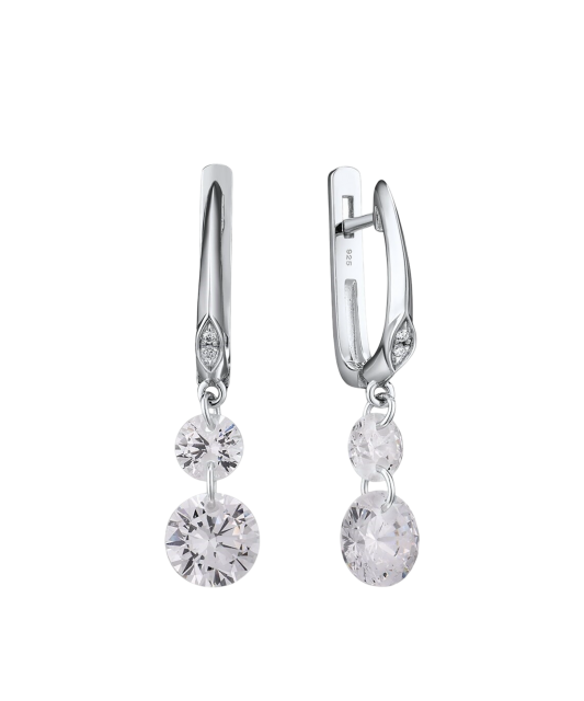 Sudraba Auskari Ar Cirkonijiem