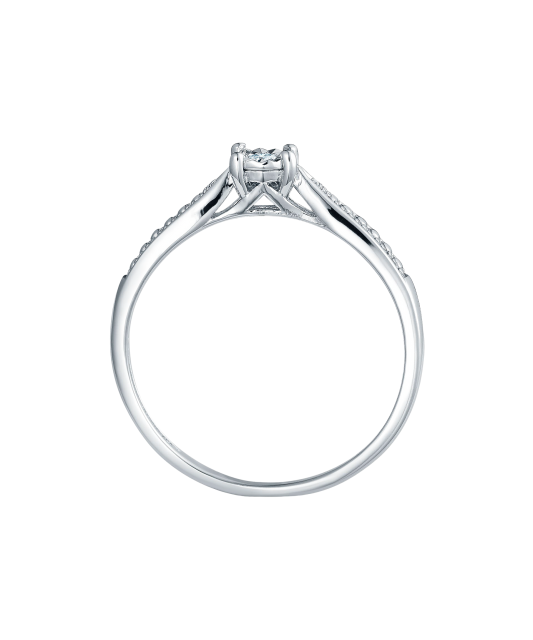 Sudraba gredzens ar dimantu - Goldinga