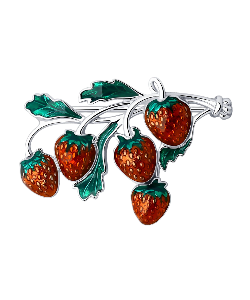 Sudraba sakta ar emalju